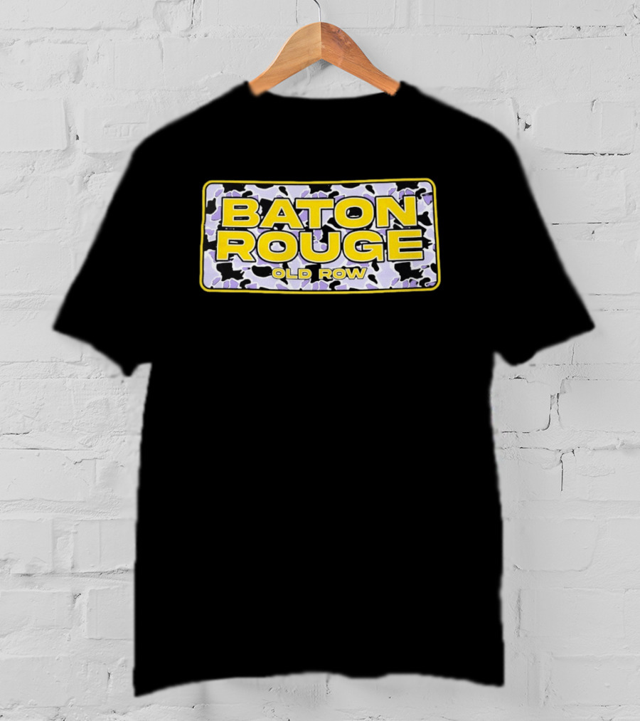 LSU Tigers Baton Rouge Old Row Camouflage T-Shirt