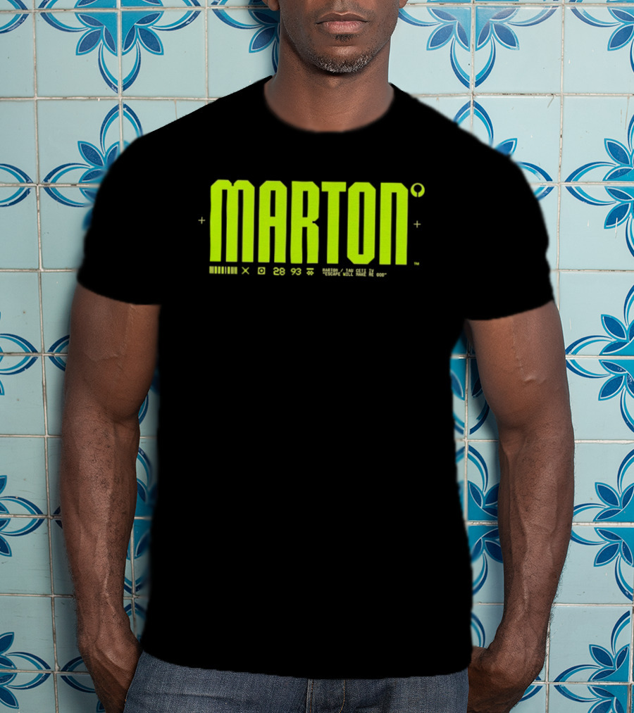 Marton Tau Ceti IV Escape Will Make Me God Sci Fi Retro Futuristic T-Shirt
