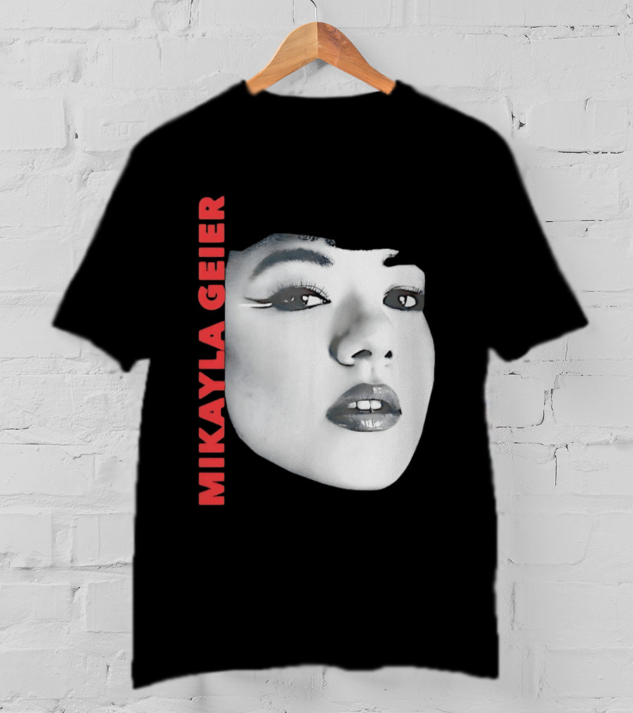 Mikayla Geier UK Tour Bold Monochrome T-Shirt