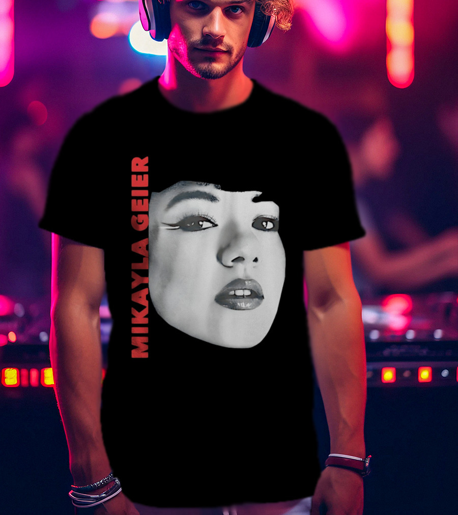 Mikayla Geier UK Tour Bold Monochrome T-Shirt
