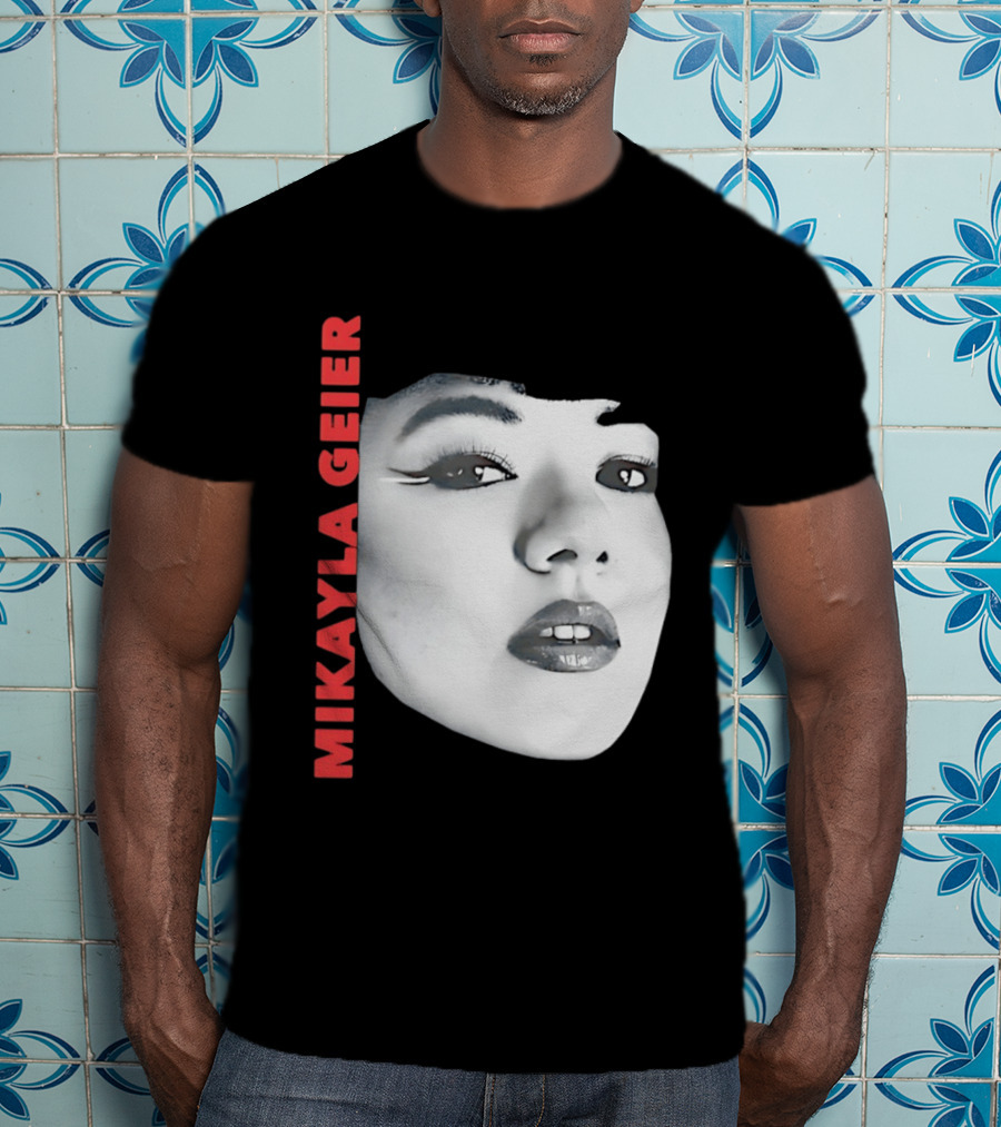 Mikayla Geier UK Tour Bold Monochrome T-Shirt
