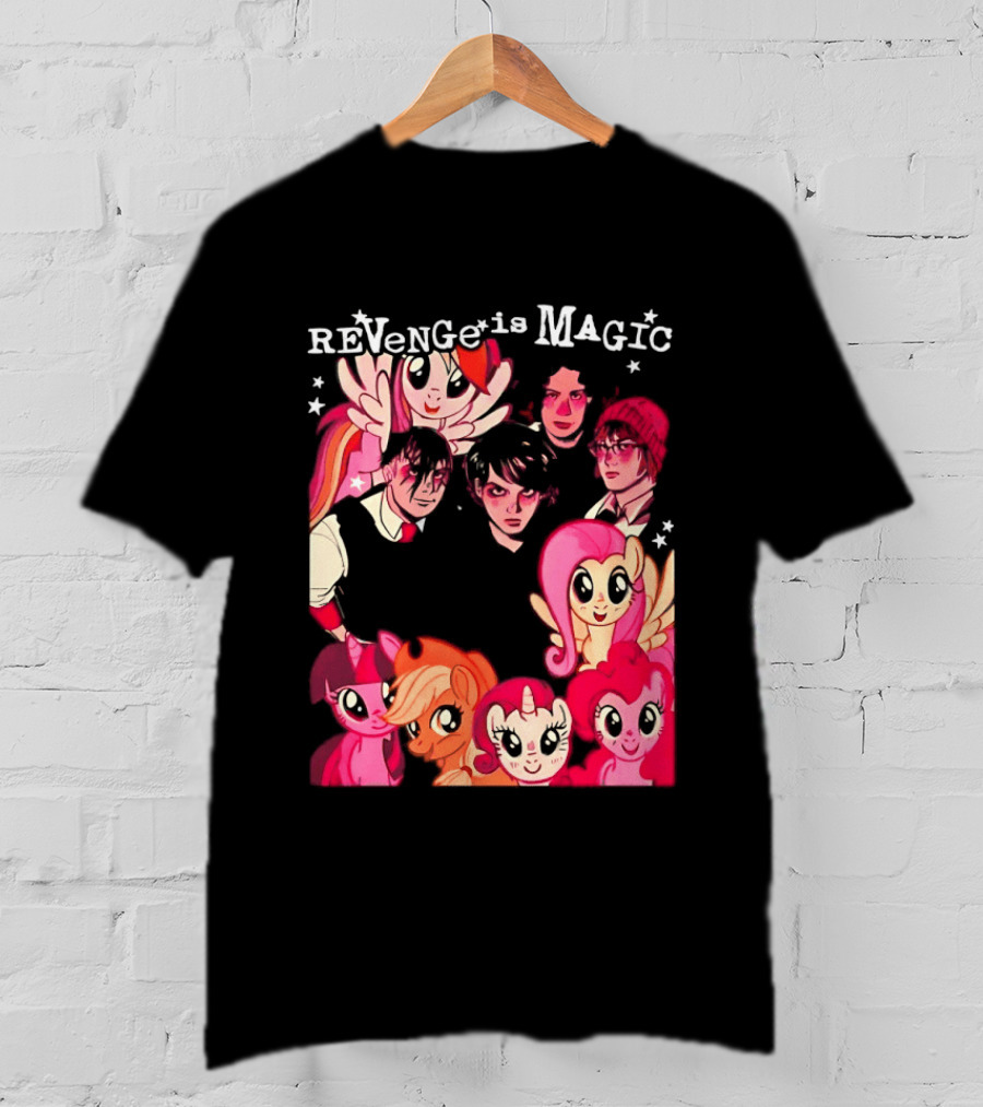 My Chemical Romance My Little Pony Revenge Is Magic Crossover Mashup T-Shirt