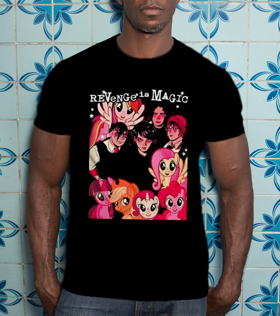 My Chemical Romance My Little Pony Revenge Is Magic Crossover Mashup T-Shirt