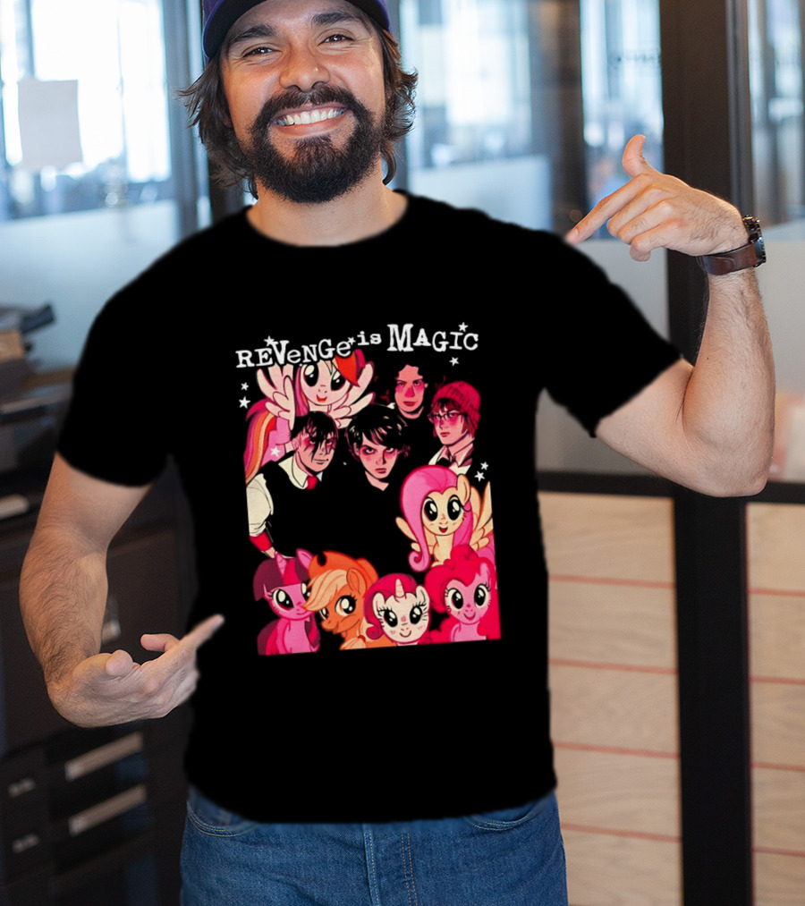 My Chemical Romance My Little Pony Revenge Is Magic Crossover Mashup T-Shirt
