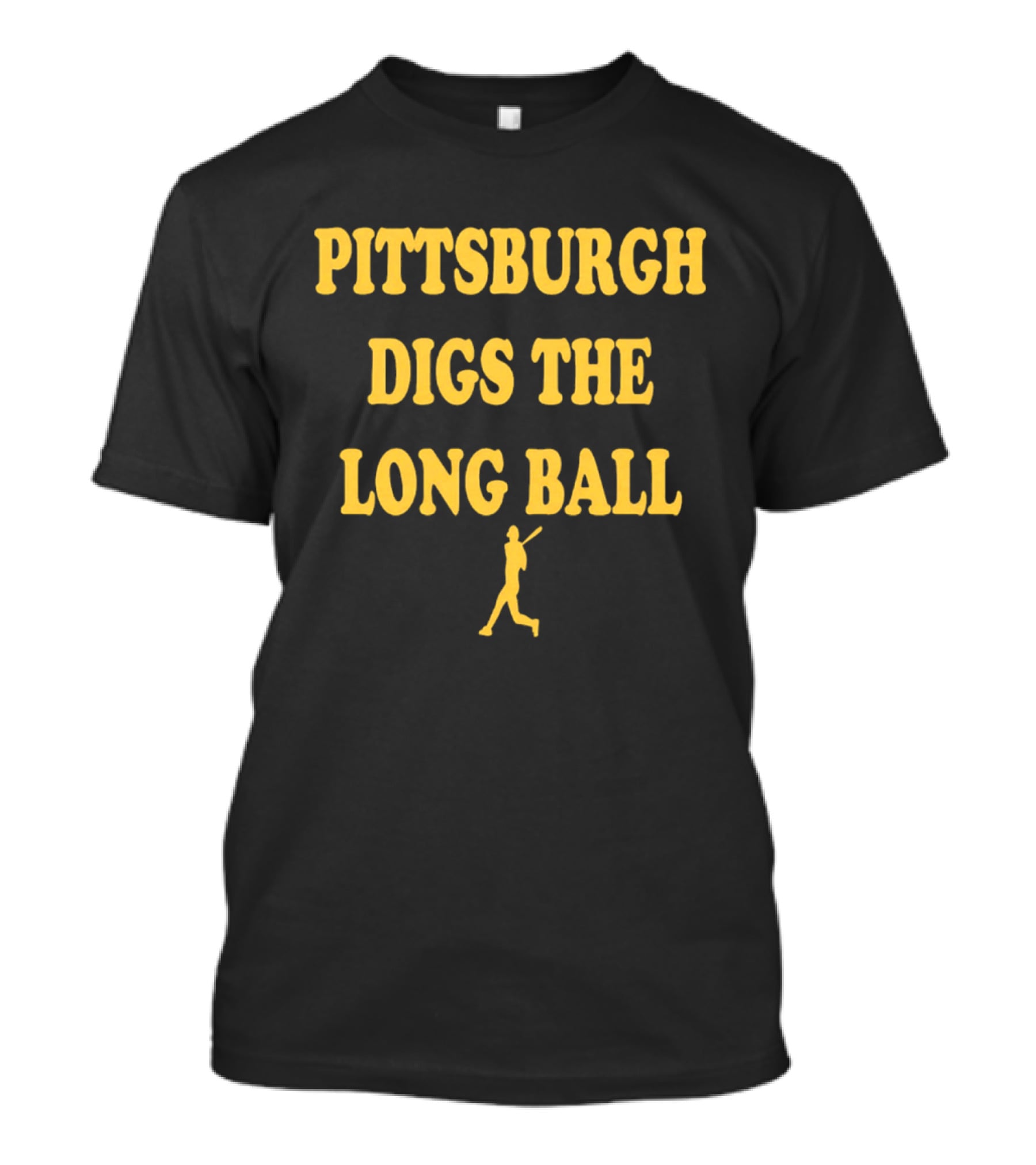 Pittsburgh Digs The Long Ball Baseball Player T-Shirt