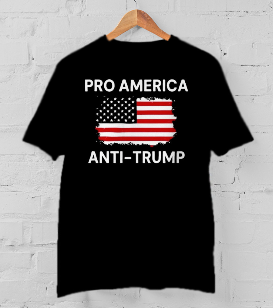 Pro America Anti Trump Flag T-Shirt