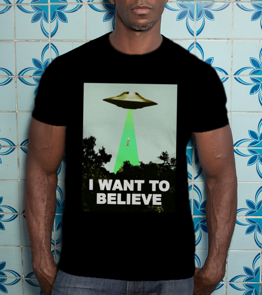 Premiun Spurs I Want To Believe UFO Trophy T-Shirt