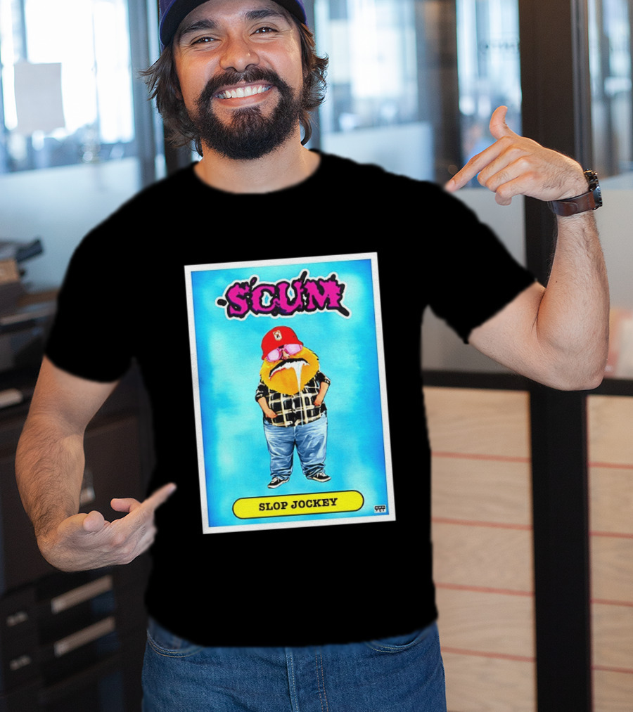 SCUM Slop Jockey Trading Card Gritty T-Shirt