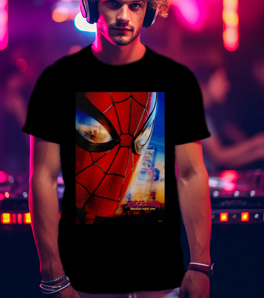 Spider Man Marvel Brand New Day Mask Studios T-Shirt