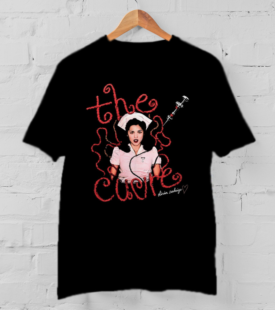 The Cure Mirian Damage Nurse Syringe Gothic Rock Vivian Santiago T-Shirt