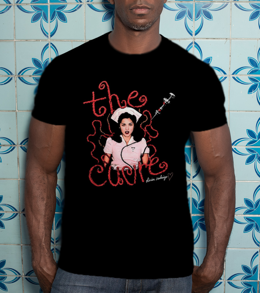 The Cure Mirian Damage Nurse Syringe Gothic Rock Vivian Santiago T-Shirt