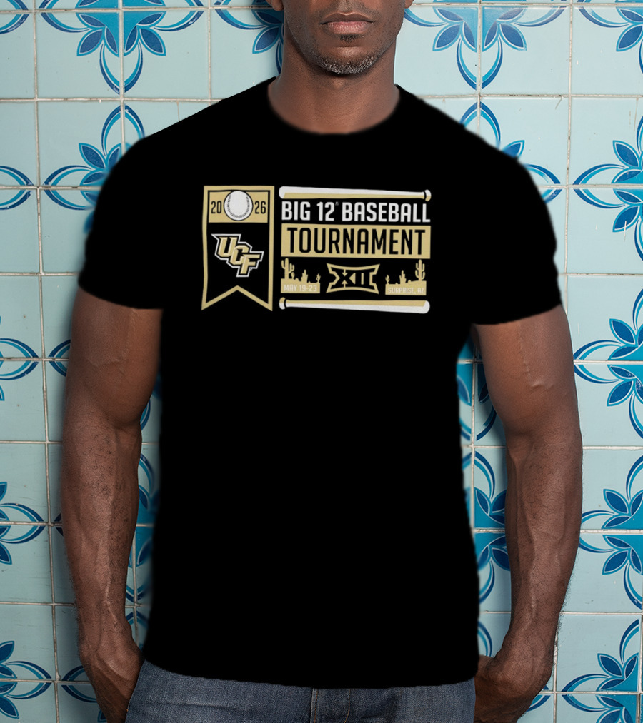 UCF Knights Big 12 Baseball Tournament 2026 May 19 23 Surprise AZ T-Shirt