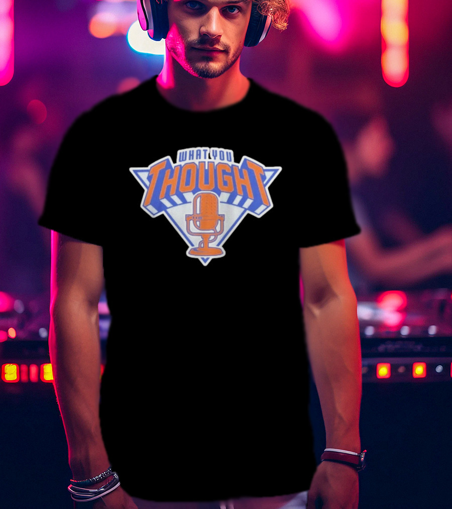 What You Thought New York Sports Podcast Microphone T-Shirt