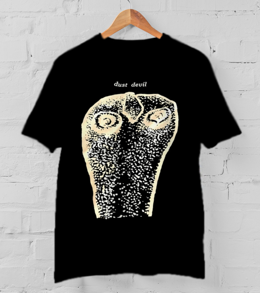 Dust Devil Abstract Face Design In Earthy Tones T-Shirt