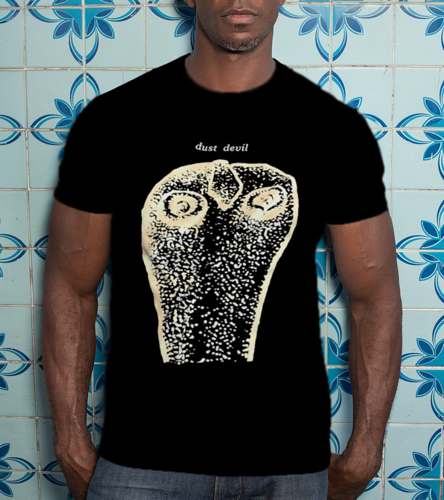 Dust Devil Abstract Face Design In Earthy Tones T-Shirt