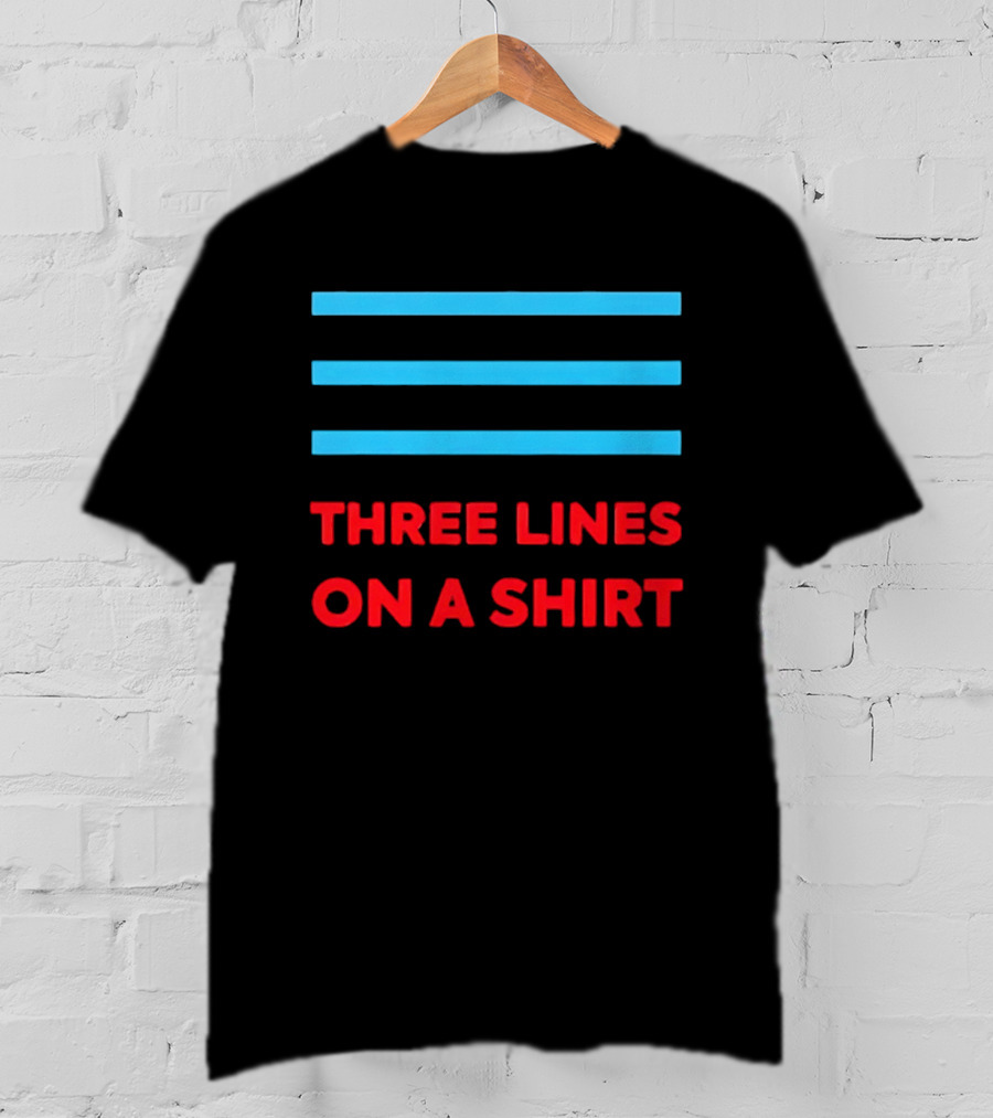 Three Lines On A England Europe T-Shirt