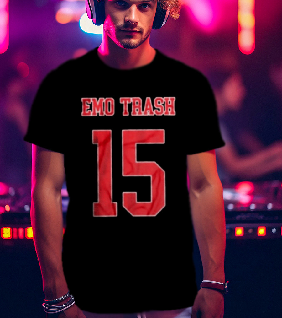 EMO TRASH 15 Retro Sports T-Shirt