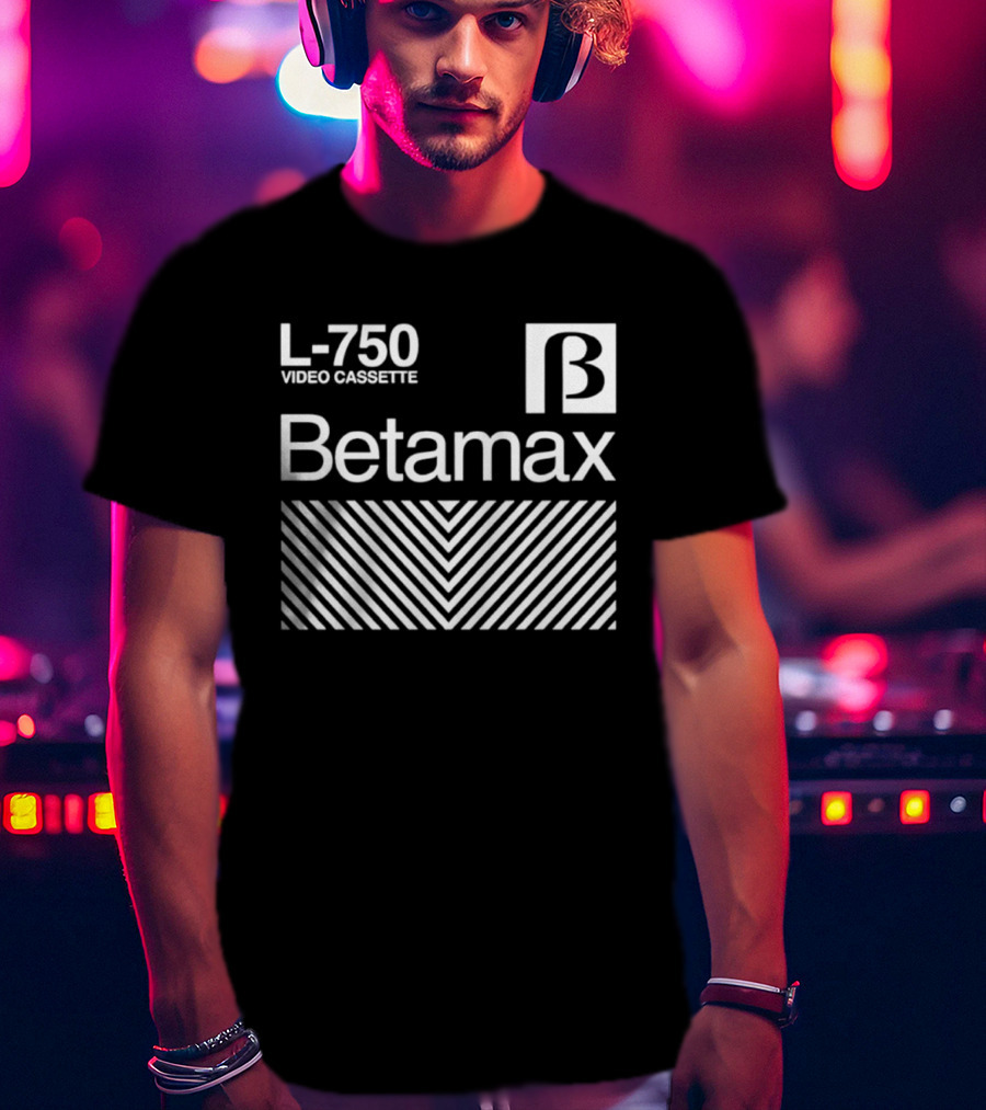 Betamax L 750 Video Cassette T-Shirt