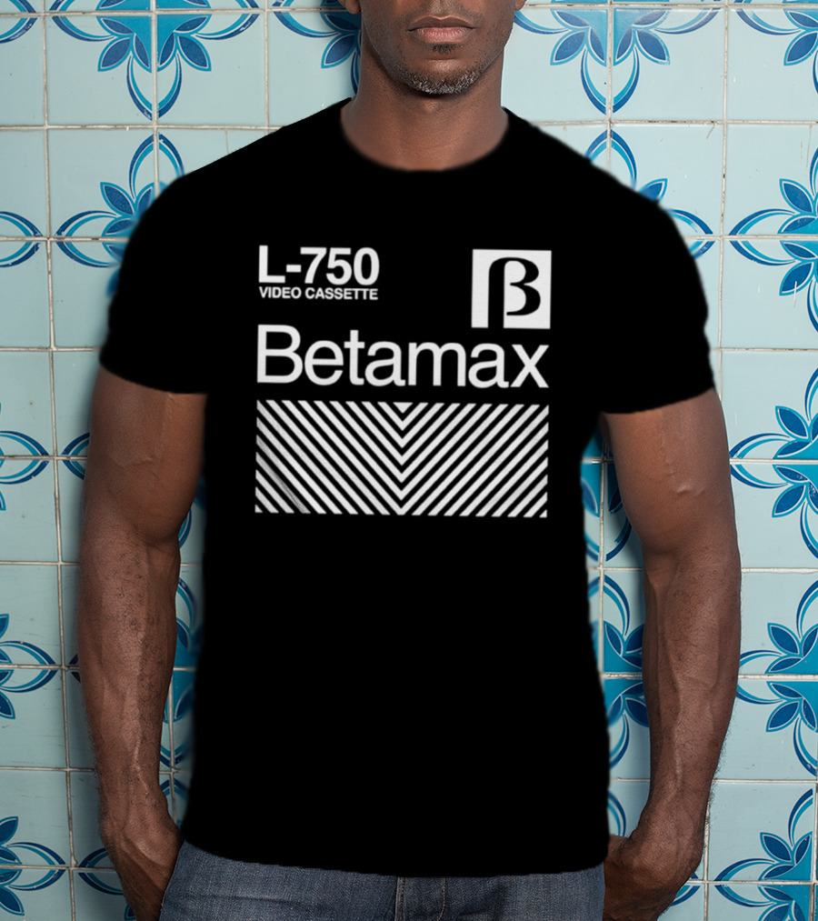 Betamax L 750 Video Cassette T-Shirt