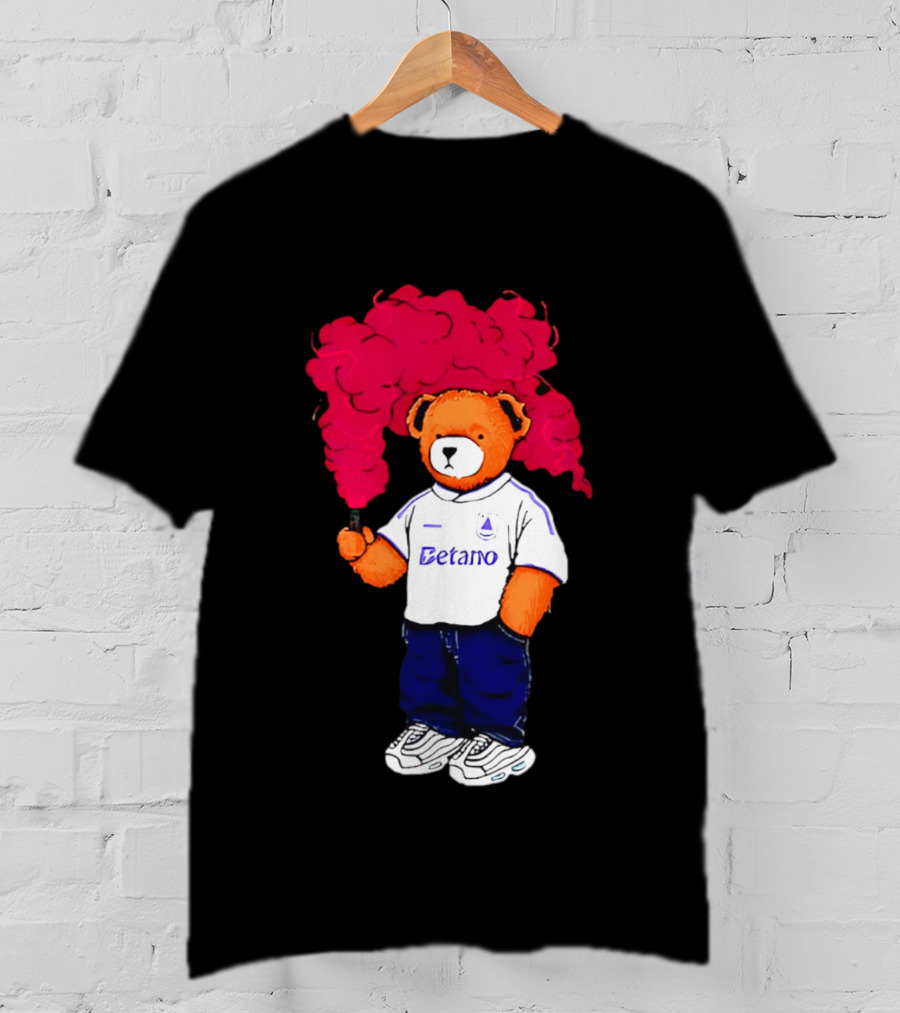 Betano FC Pickles Bears Character Holding Red Smoke T-Shirt