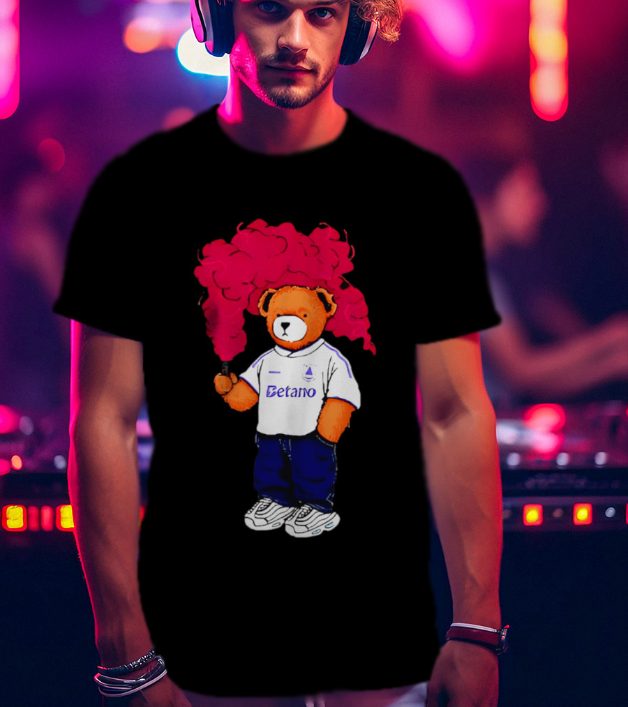 Betano FC Pickles Bears Character Holding Red Smoke T-Shirt