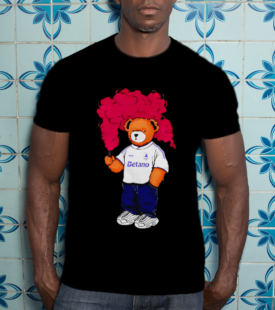 Betano FC Pickles Bears Character Holding Red Smoke T-Shirt