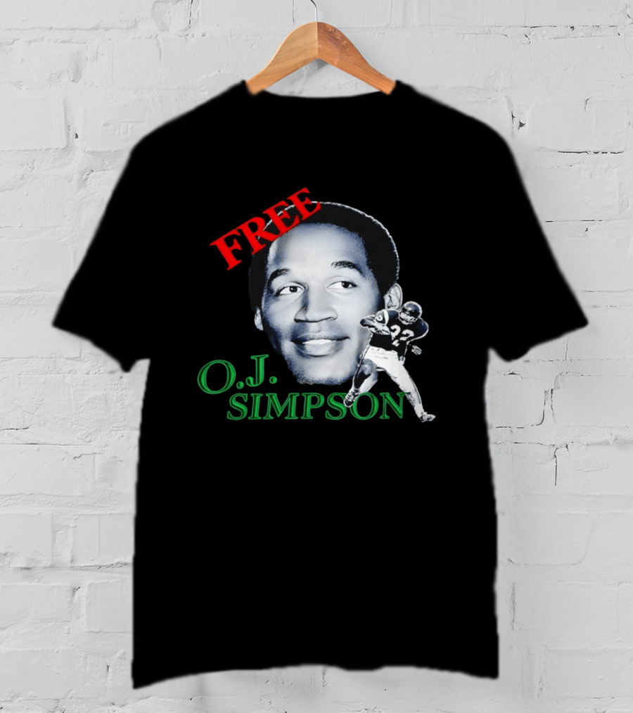 Free OJ Simpson 22 Football NFL Buffalo Team T-Shirt