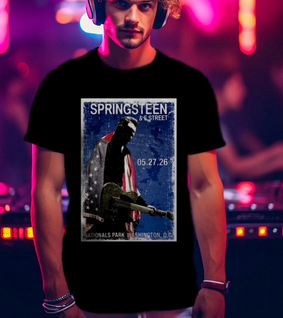 SPRINGSTEEN & E STREET Nationals Park Washington D.C. 05.27.26 T-Shirt