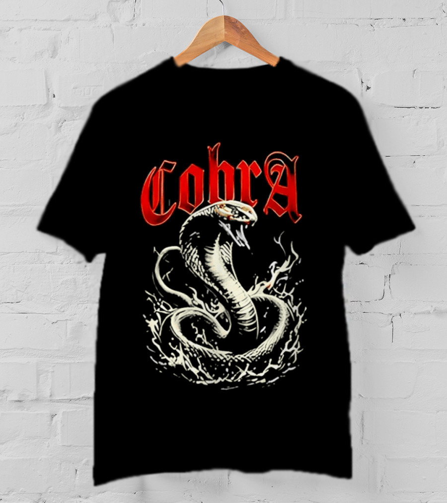 Cobra Snake Fierce Fire Serpent T-Shirt
