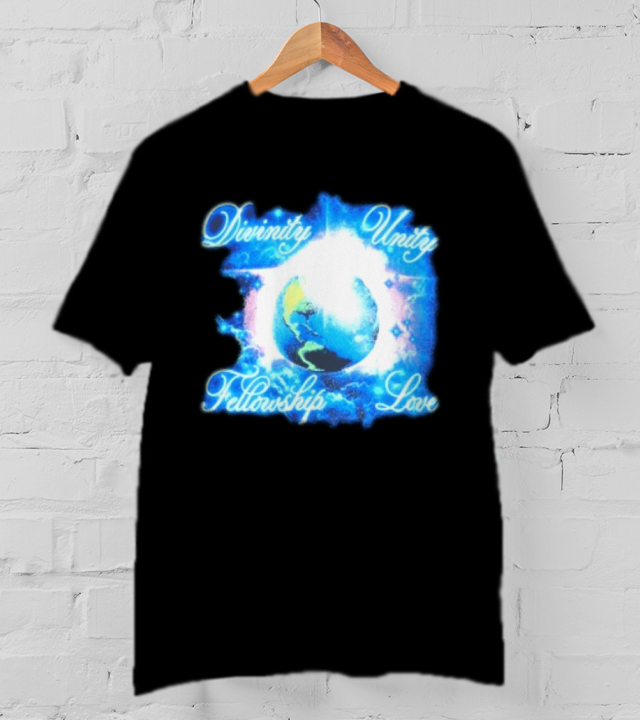 Divinity Unity Fellowship Love Earth Glow T-Shirt