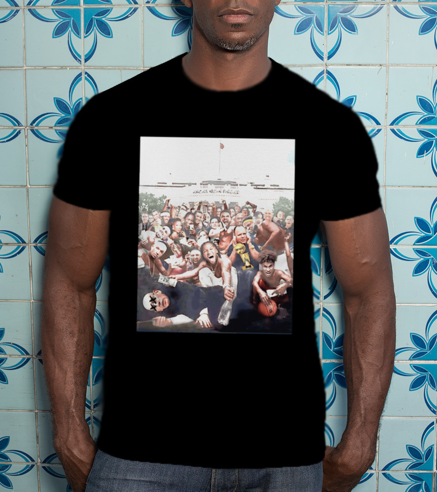 Knicks Nation Forever With Gathering Of Celebratory Fans And Players T-Shirt