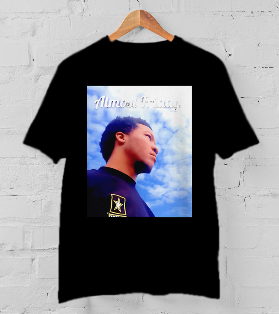 Almost Friday Jalen Brunson NWTS Basketball Sky T-Shirt
