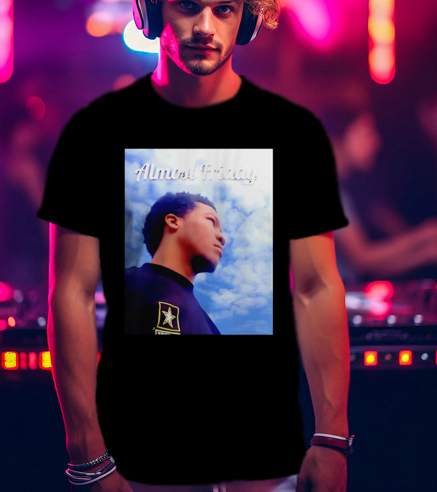 Almost Friday Jalen Brunson NWTS Basketball Sky T-Shirt