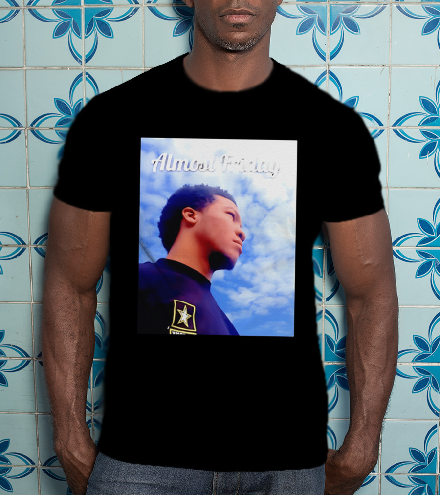 Almost Friday Jalen Brunson NWTS Basketball Sky T-Shirt