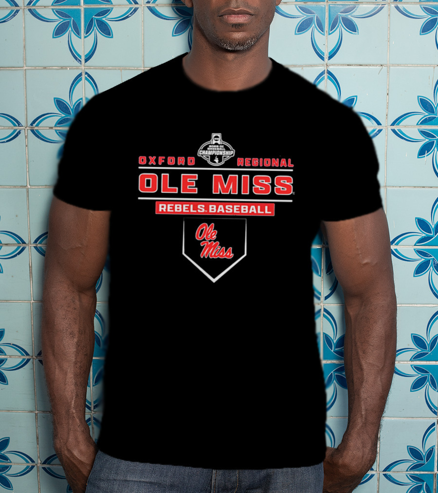 Ole Miss Rebels Baseball Oxford Regional 2026 T-Shirt