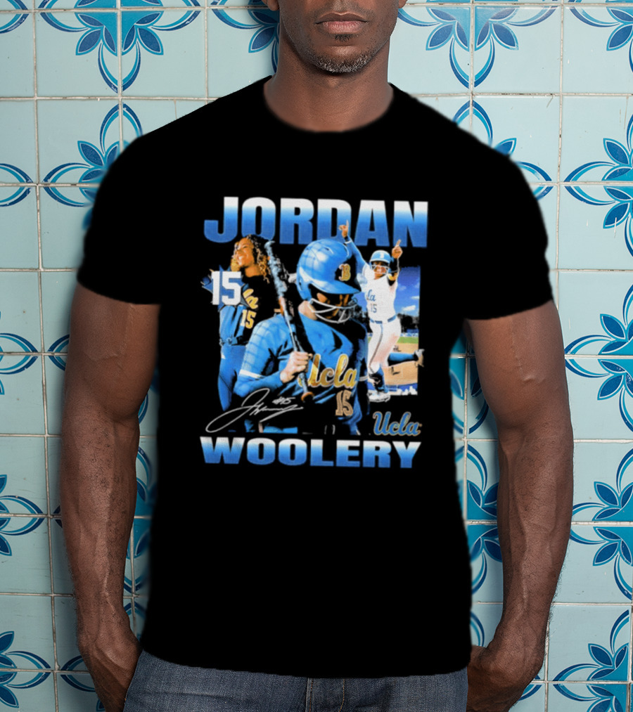Jordan Woolery 15 UCLA Bruins Women's Softball T-Shirt