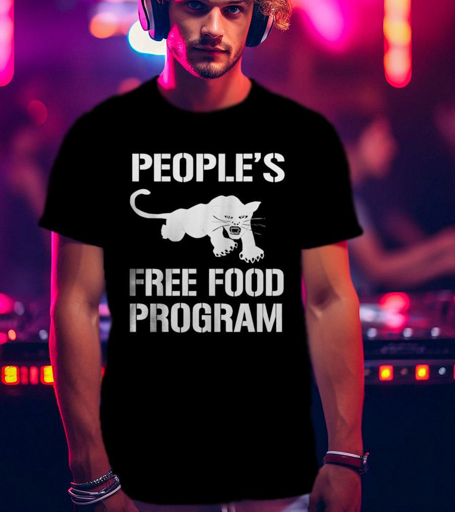People's Free Food Program Panther T-Shirt