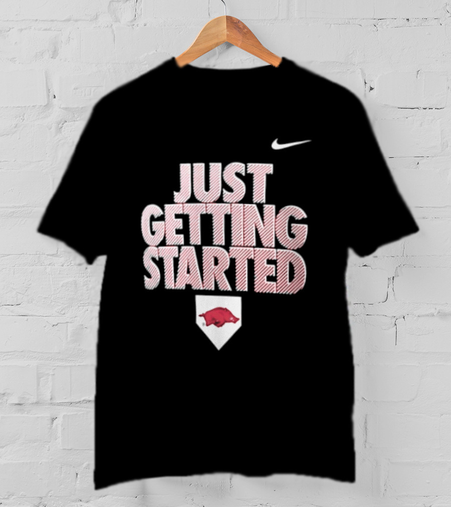 Nike Just Getting Started Arkansas Razorbacks Women's Softball T-Shirt