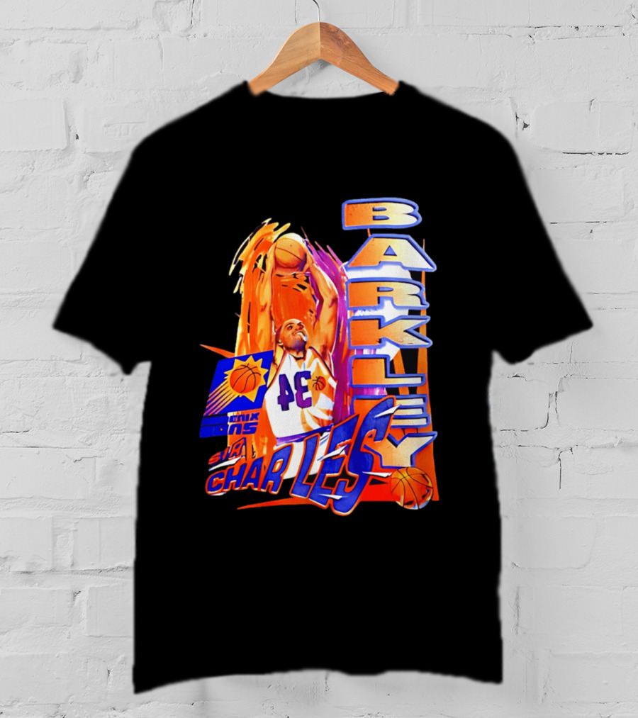 Phoenix Suns Barkley 34 Sir Charles NBA Legends T-Shirt