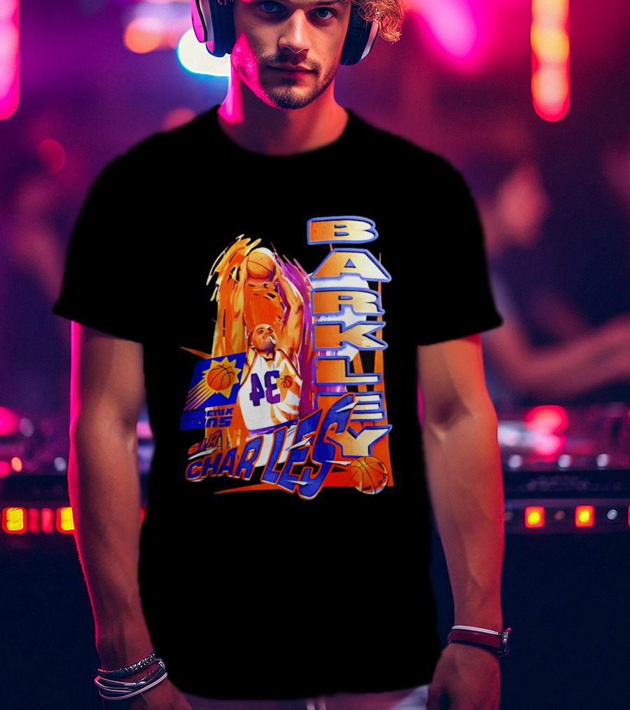 Phoenix Suns Barkley 34 Sir Charles NBA Legends T-Shirt