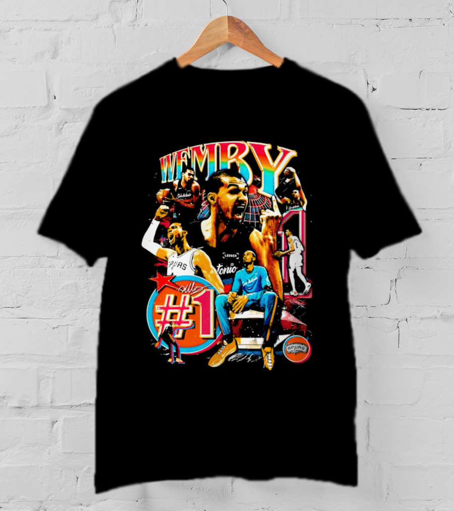 Wemby Victor Wembanyama San Antonio All Number 1 T-Shirt