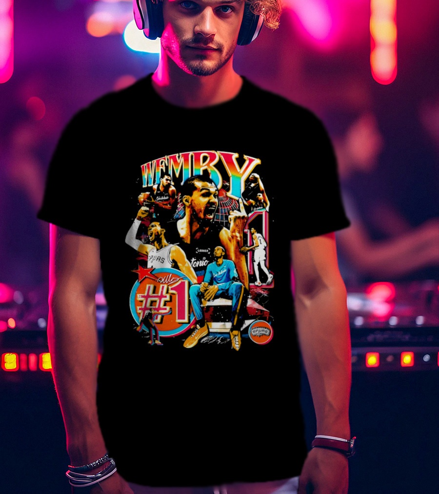 Wemby Victor Wembanyama San Antonio All Number 1 T-Shirt