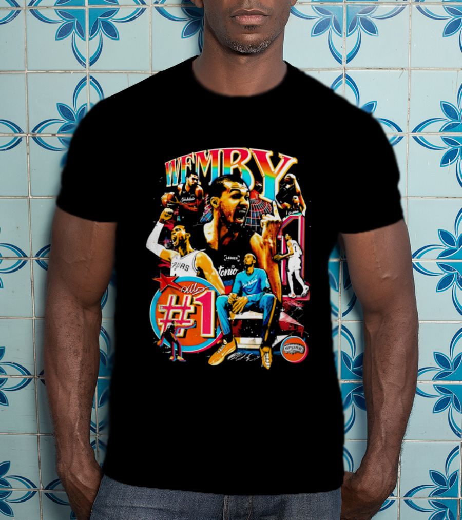 Wemby Victor Wembanyama San Antonio All Number 1 T-Shirt