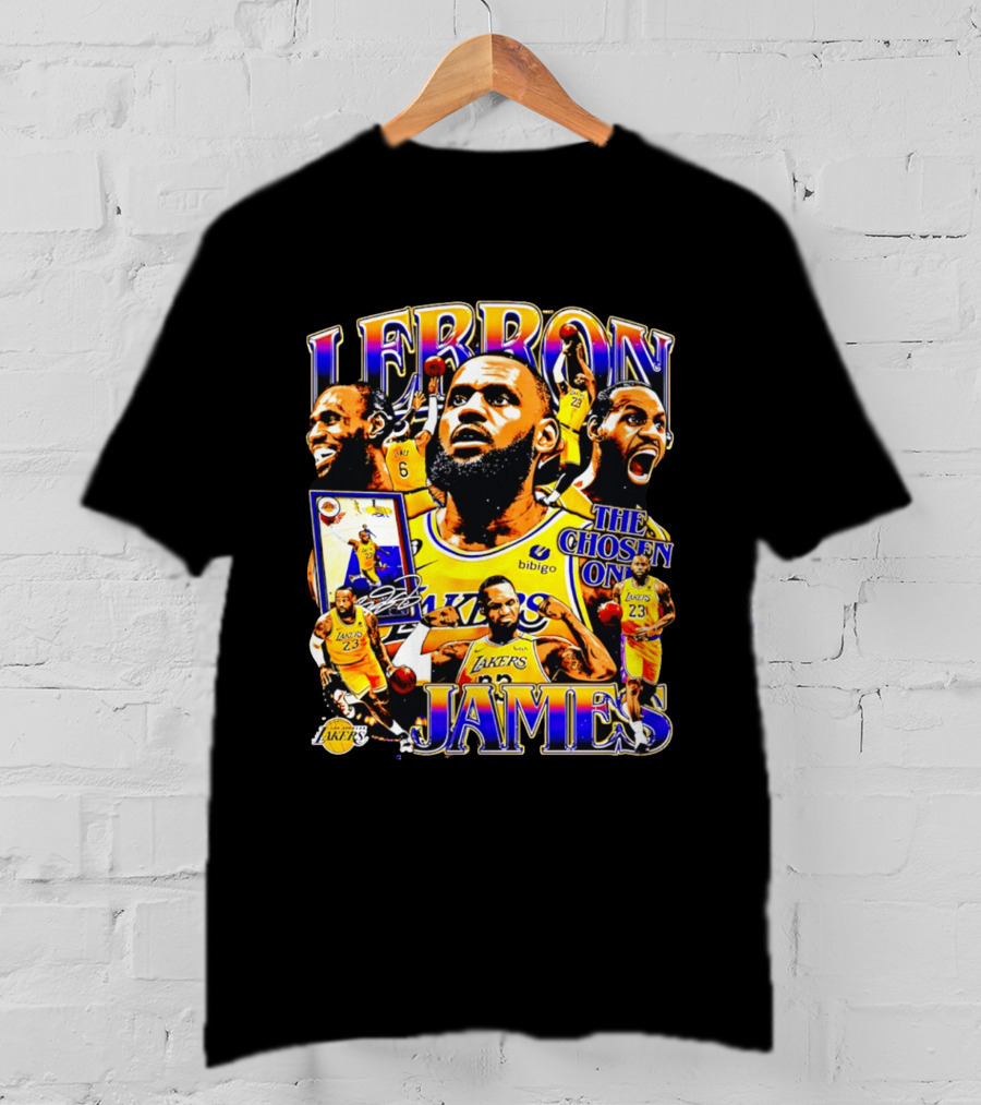 LeBron James Los Angeles Lakers The Chosen One 23 6 T-Shirt
