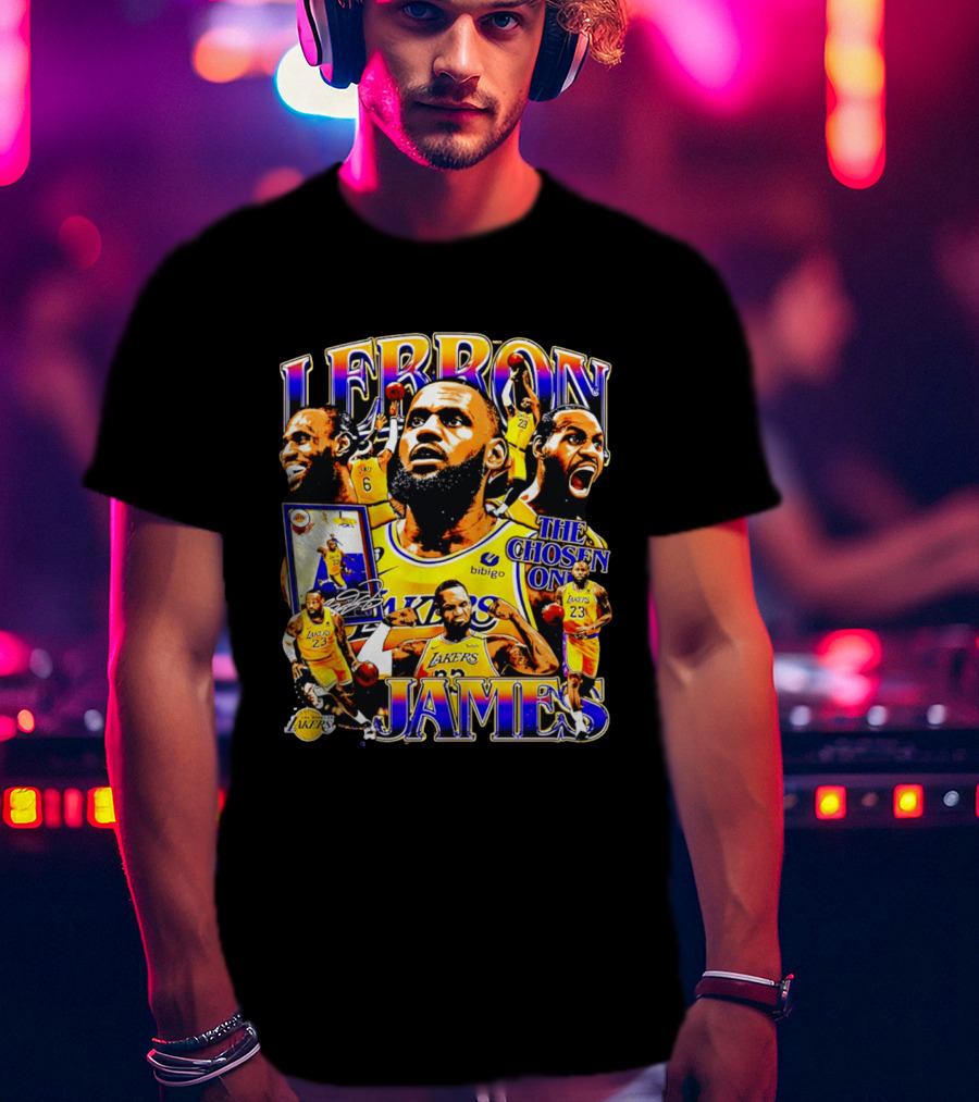 LeBron James Los Angeles Lakers The Chosen One 23 6 T-Shirt