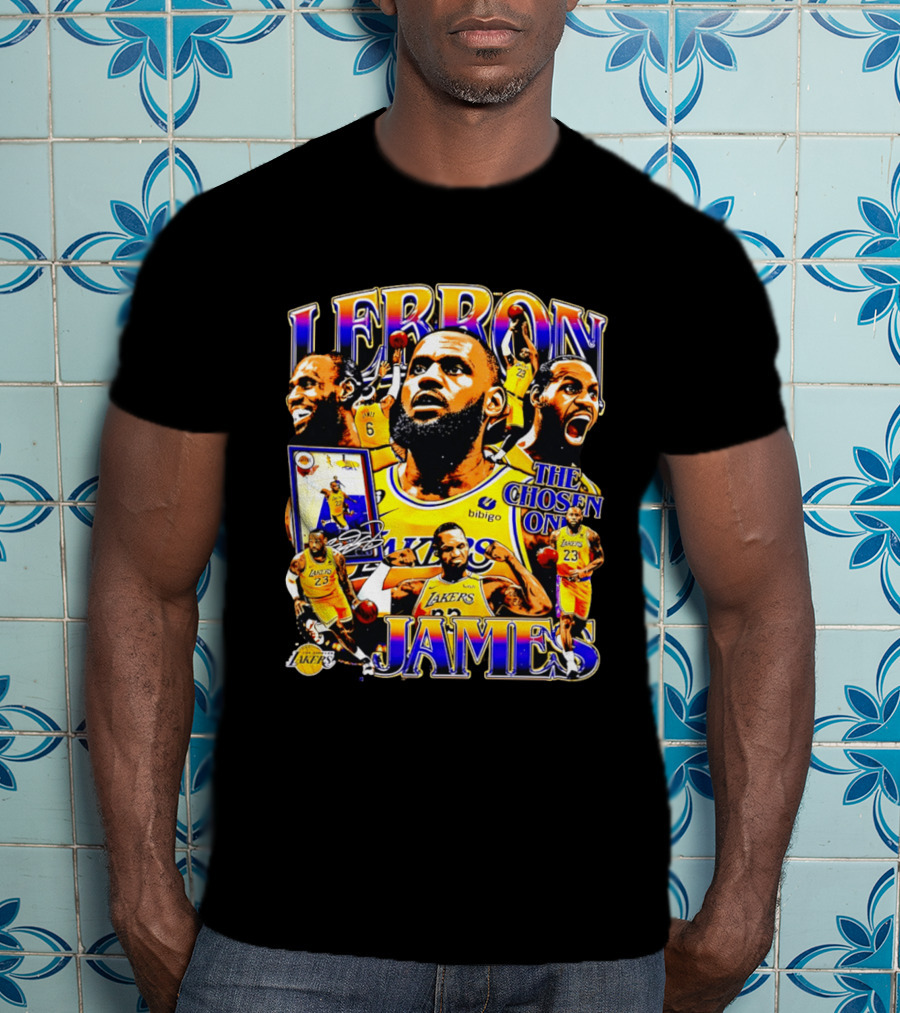 LeBron James Los Angeles Lakers The Chosen One 23 6 T-Shirt
