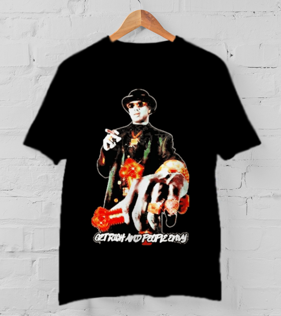 Master P Get Rich And People Envy Gold Rings Money Power T-Shirt