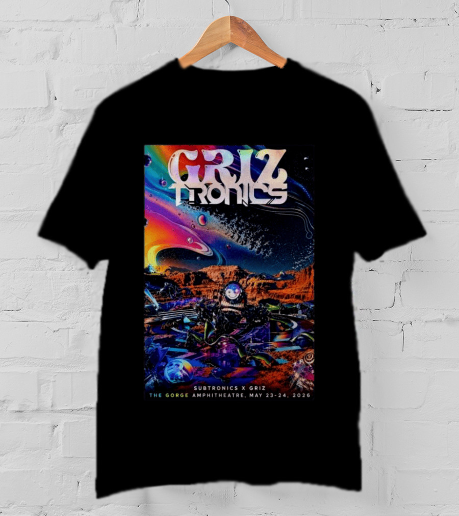GRiZTRONICS Subtronics The Gorge Amphitheatre May 23 24, 2026 T-Shirt