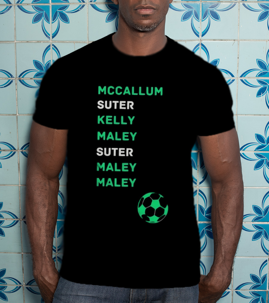 McCallum Suter Kelly Maley Football Soccer Ball T-Shirt
