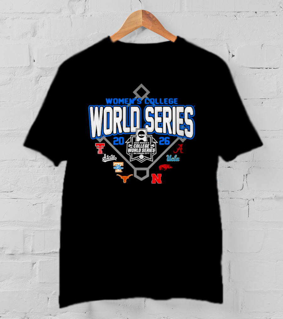 Women's College World Series 2026 Softball Eight Teams Bound Study Plan T-Shirt